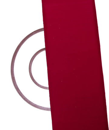 Dark Maroon Colour Plain Organza Satin Fabric